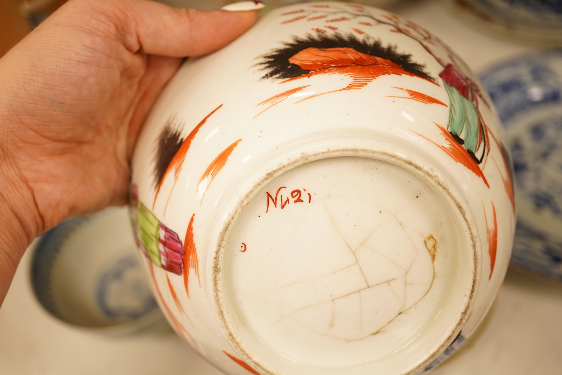 A large collection of 18th century and later Chinese export porcelain